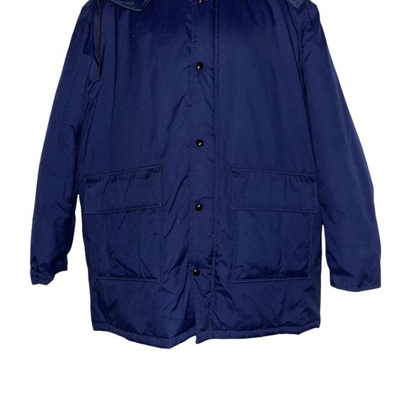 Vintage Neptune Garment Co Letter Carrier Parka Thick Winter Snow Coat Hoodie L - Picture 3 of 9